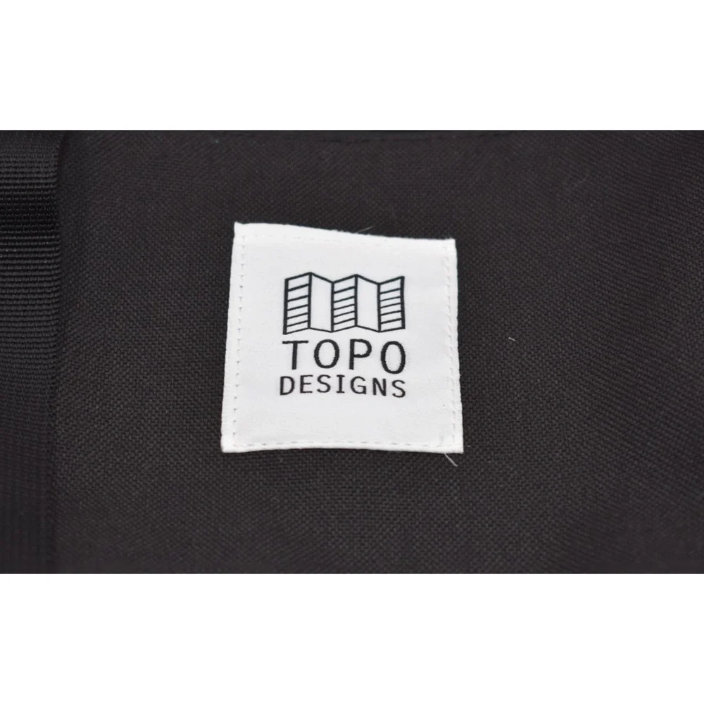 TOPO DESIGNS Rover Pack Classic Backpack Black 20L - Corporate Branding Removed